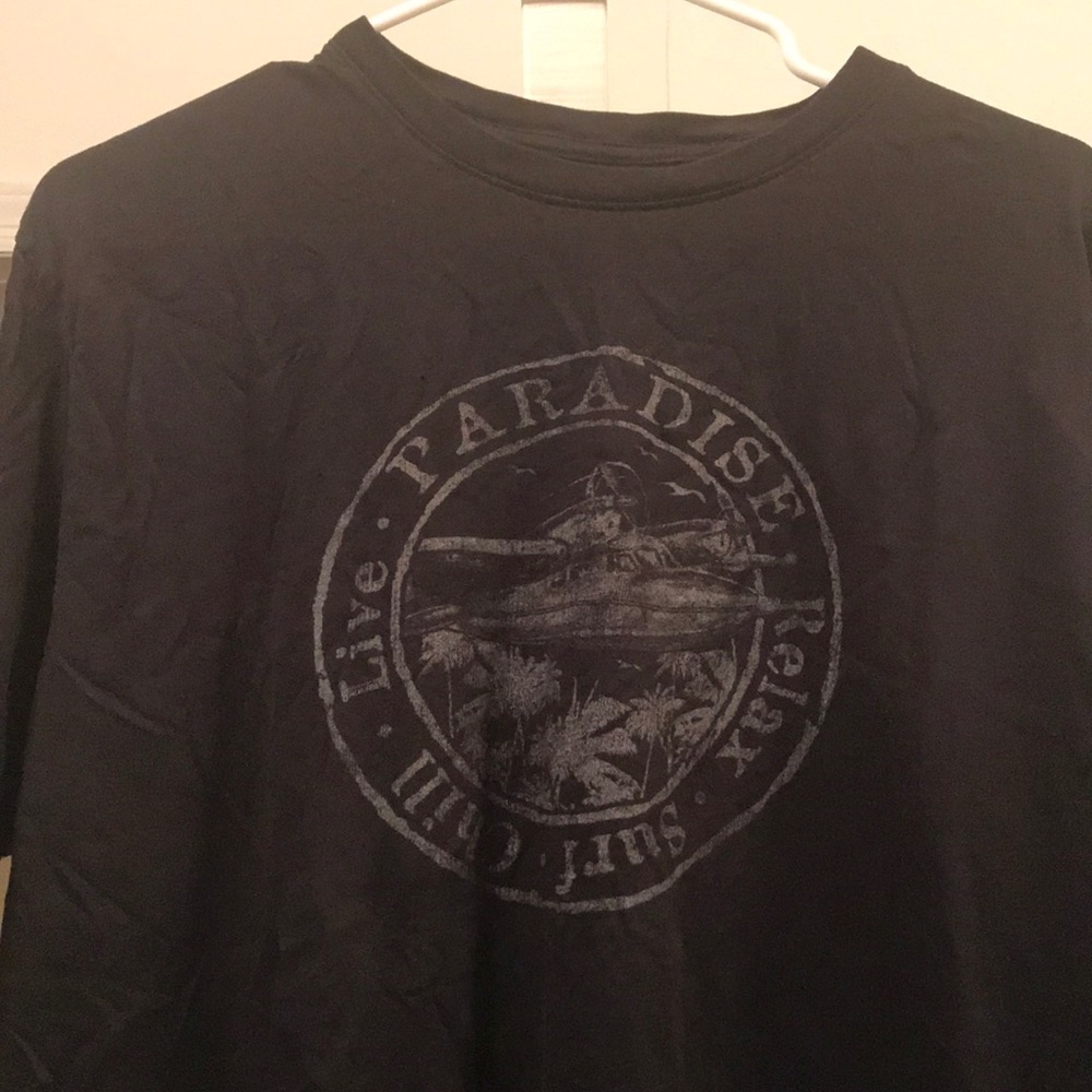 Tasso Elba men’s large black T-shirt